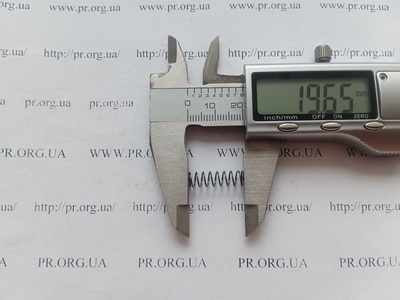 Пружина стиснення 0,5 х 5,8 х 19,5 (Артикул: G1537)