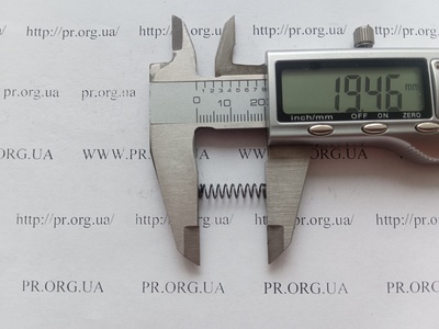 Пружина сжатия 0,5 х 4,5 х 19,5 (Артикул: G1539)