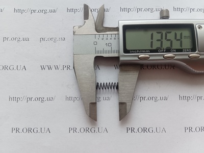 Пружина стиснення 0,5 х 4,5 х 13,5 (Артикул: G1540)