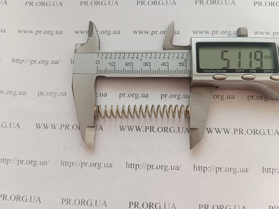 Пружина сжатия 0,8 х 7,6 х 51 (Артикул: G1545)