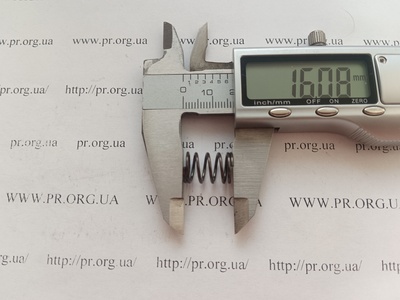 Пружина сжатия 1 х 10,4 х 16 (Артикул: G1549)