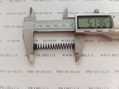 Пружина сжатия 1 х 7,8 х 51 (Артикул: G1550)