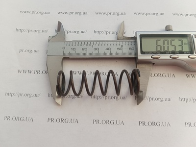 Пружина сжатия 2 х 20,3 х 60,5 (Артикул: G1563)
