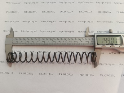 Пружина стиснення 2 х 18,5 х 149 (Артикул: G1565)