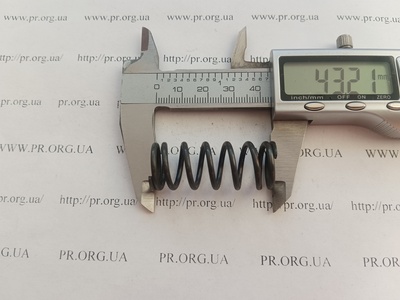 Пружина сжатия 2 х 17,4 х 43 (Артикул: G1567)