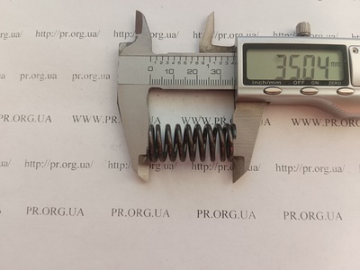 Пружина сжатия 2 х 15,8 х 35 (Артикул: G1569)