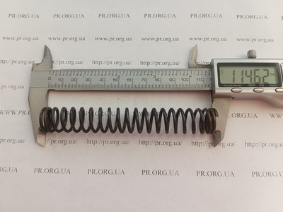 Пружина сжатия 2 х 17,2 х 114,5 (Артикул: G1571)