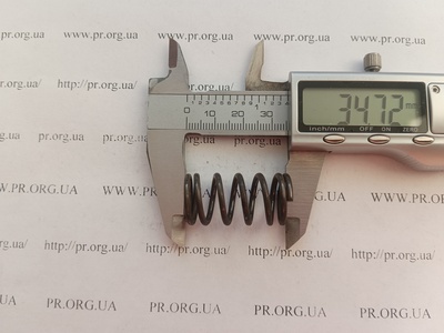 Пружина стиснення 2 х 17,5 х 34,5 (Артикул: G1573)