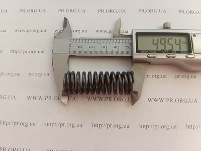 Пружина стиснення 2,5 х 18 х 49,5 (Артикул: G1577)