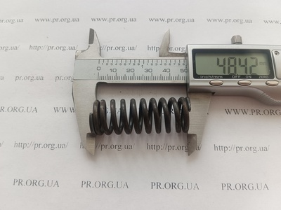 Пружина стиснення 2,5 х 18,7 х 48 (Артикул: G1581)