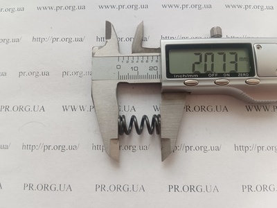 Пружина сжатия 1,6 х 10 х 20,5 (Артикул: G1590)