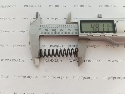 Пружина сжатия 1,5 х 11 х 48 (Артикул: G1593)