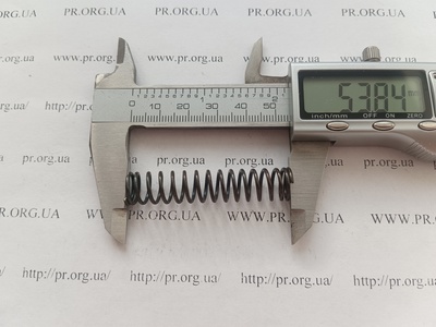 Пружина сжатия 1,2 х 11 х 53,5 (Артикул: G1597)