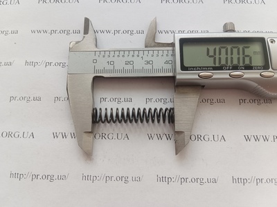 Пружина стиснення 1 х 8 х 40 (Артикул: G1599)