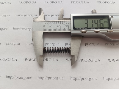 Пружина сжатия 1 х 7 х 31 (Артикул: G1600)