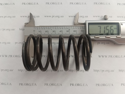 Пружина стиснення 4 х 44,5 х 71,5 (Артикул: G1601)