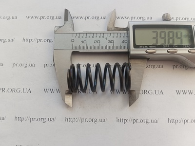 Пружина стиснення 2 х 20 х 39,5 (Артикул: G1607)