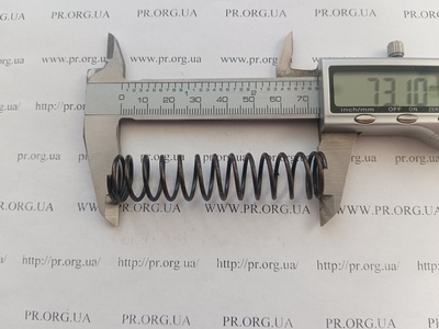 Пружина стиснення 1,5 х 16,8 х 73 (Артикул: G1614)