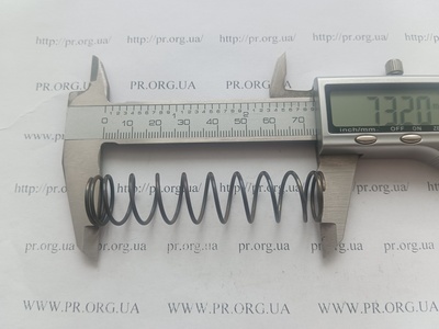 Пружина стиснення 1,3 х 16,5 х 73 (Артикул: G1621)