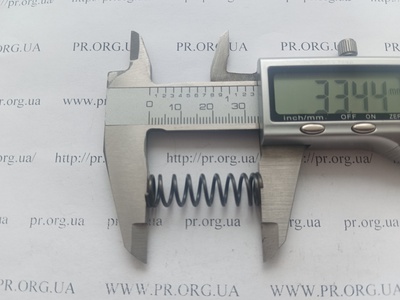 Пружина сжатия 1,2 х 10 х 33 (Артикул: G1626)