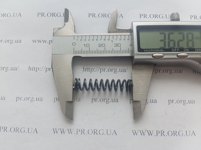 Пружина сжатия 1,2 х 8 х 36 (Артикул: G1627)