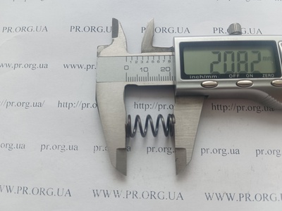 Пружина сжатия 1,2 х 10 х 20,5 (Артикул: G1631)