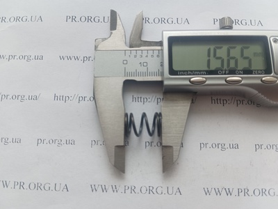 Пружина сжатия 1,2 х 10,5 х 15,5 (Артикул: G1632)