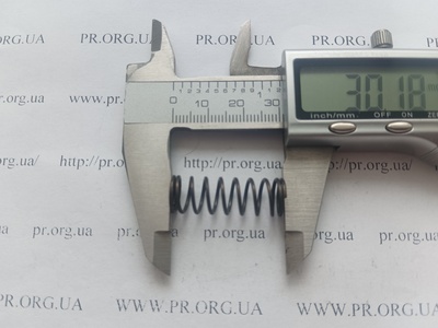 Пружина сжатия 1 х 10,3 х 30 (Артикул: G1633)