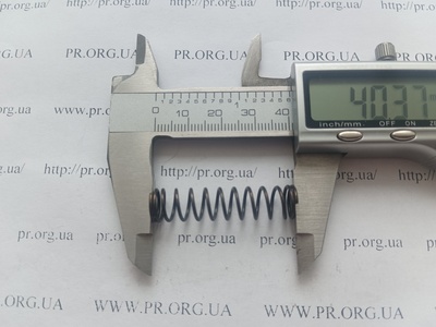 Пружина стиснення 1 х 9,8 х 40 (Артикул: G1634)