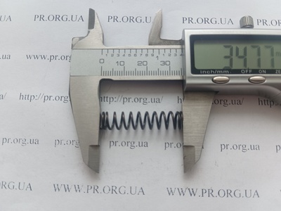 Пружина стиснення 1 х 8 х 34,5  (Артикул: G1637)