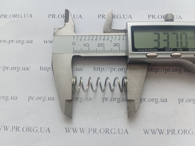 Пружина стиснення 1 х 9,8 х 33,5 (Артикул: G1641)