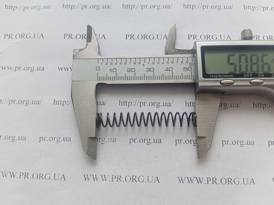 Пружина сжатия 0,8 х 7,8 х 50,5 (Артикул: G1643)