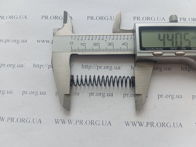 Пружина сжатия 0,8 х 8 х 44 (Артикул: G1644)