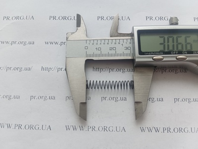 Пружина стиснення 0,5 х 5,8 х 30,5 (Артикул: G1650)