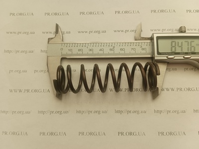 Пружина сжатия 3 х 25,8 х 84 (Артикул: G1653)