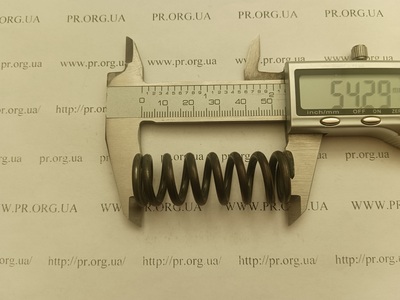 Пружина сжатия 3 х 19 х 54 (Артикул: G1656)