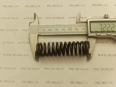 Пружина сжатия 3 х 20,5 х 72 (Артикул: G1657)