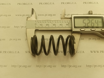 Пружина сжатия 3 х 27,5 х 52 (Артикул: G1661)