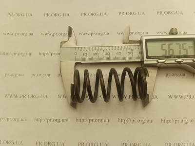 Пружина сжатия 3 х 27,2 х 56,5 (Артикул: G1663)