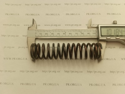 Пружина сжатия 3 х 25 х 102 (Артикул: G1664)