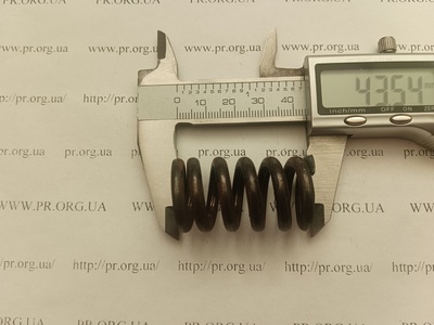 Пружина сжатия 4 х 24 х 43 (Артикул: G1668)