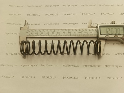 Пружина сжатия 2,5 х 25,5 х 126 (Артикул: G1671)