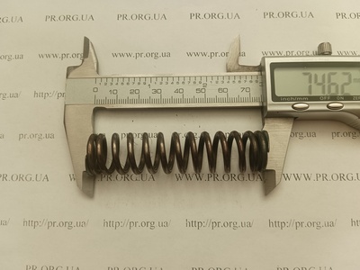 Пружина стиснення 2,5 х 18 х 74,5 (Артикул: G1674)