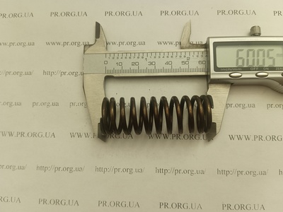 Пружина сжатия 2,5 х 22 х 60 (Артикул: G1675)