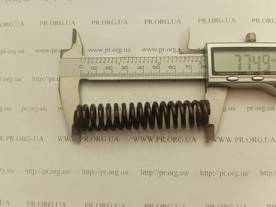 Пружина стиснення 2,5 х 16,8 х 77 (Артикул: G1676)