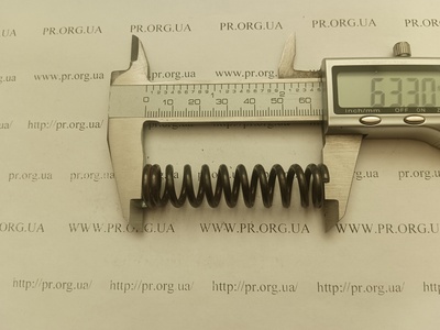 Пружина сжатия 2,5 х 15,2 х 63 (Артикул: G1678)