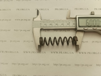 Пружина стиснення 2,2 х 15 х 60 (Артикул: G1683)