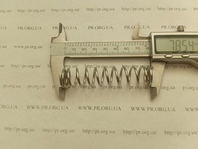 Пружина сжатия 2 х 17,7 х 78 (Артикул: G1686)