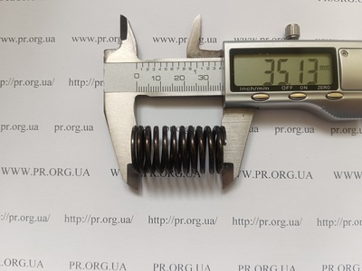 Пружина стиснення 2 х 19,5 х 35 (Артикул: G1693)