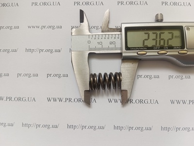 Пружина сжатия 2 х 13 х 23,5 (Артикул: G1697)